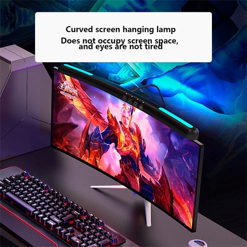 USB LED Monitor Lichtleiste Bildschirm Leselampe Tischleuchte Computer Lampe DE - Afbeelding 3 van 16