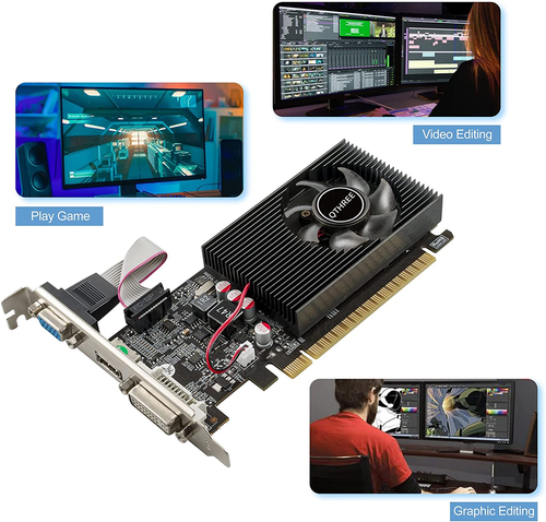 QTHREE NVIDIA GT 730 4GB Graphics Card,Ddr3,128-Bits,Video Card for PC,PCI Expre - Picture 6 of 12