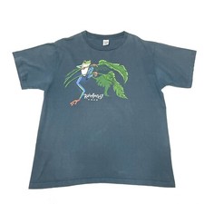 Vintage 1991 Rainforest Cafe Frog Graphic Tee Mens XL- Single Stitch/Made In USA