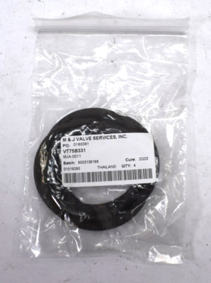 M&J Valve Services O Ring Gasket 4 Pack VT75B331 MJA-0011 Brown Replacement