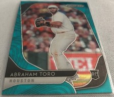 2020 Prizm Baseball Abraham Toro Houston Astros Teal Wave Prizm Rookie #97
