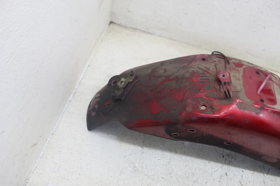 Suzuki Savage 650 1998 OEM rojo guardabarros guardabarros rueda trasera guardabarros C11D Foto 4 de 4