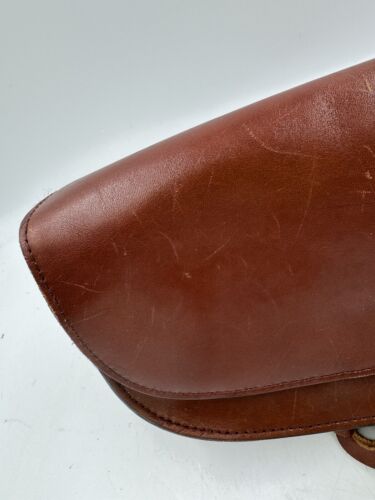 Patricia Nash Chelsey Chainlink Xbody Handtasche Cognac Vintage Leder Kratzer - Bild 18 von 24