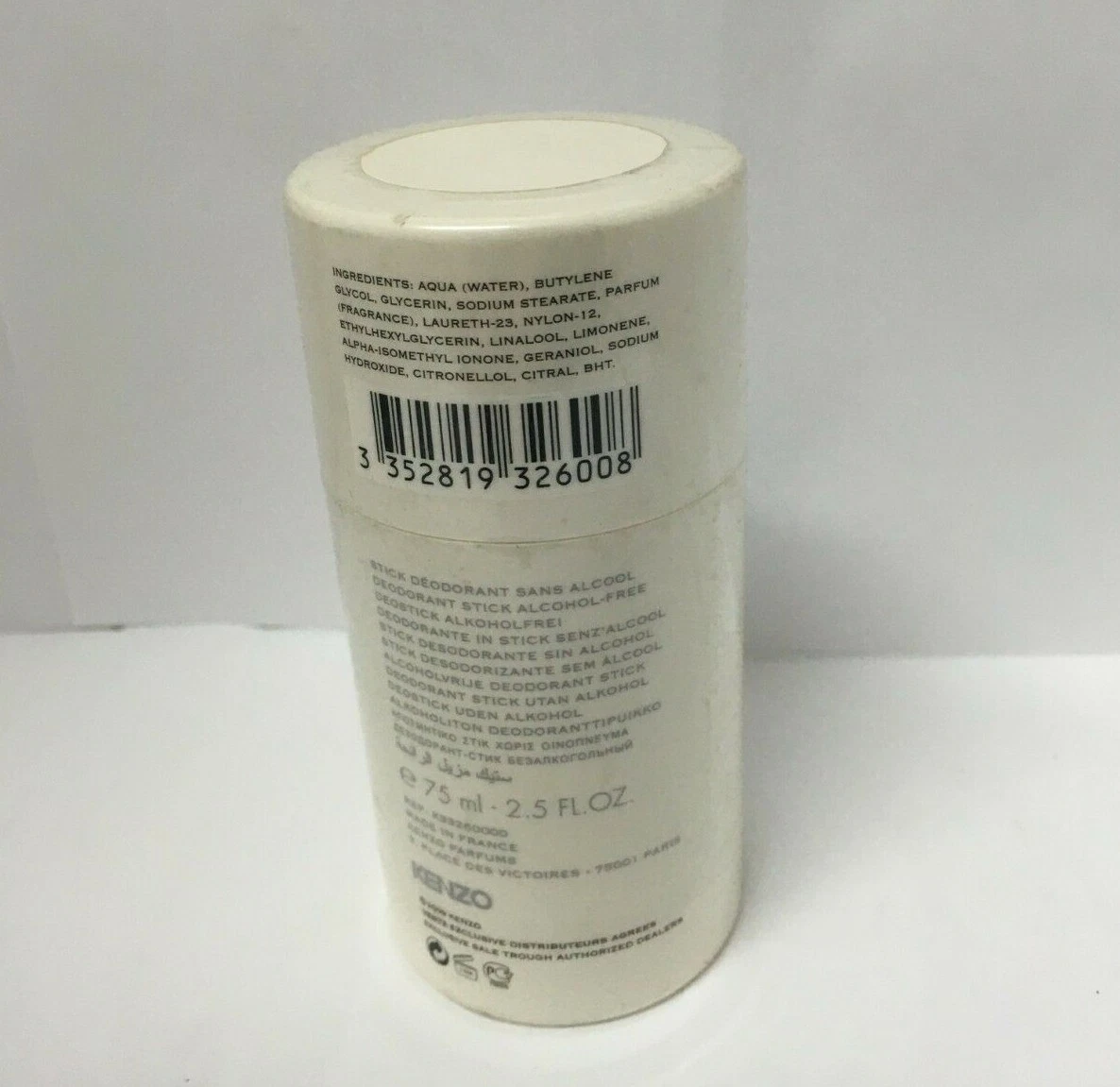 KENZO POWER Deodorant Stick Alcohol Free 2.5 Oz 75ml NEW Sealed eBay