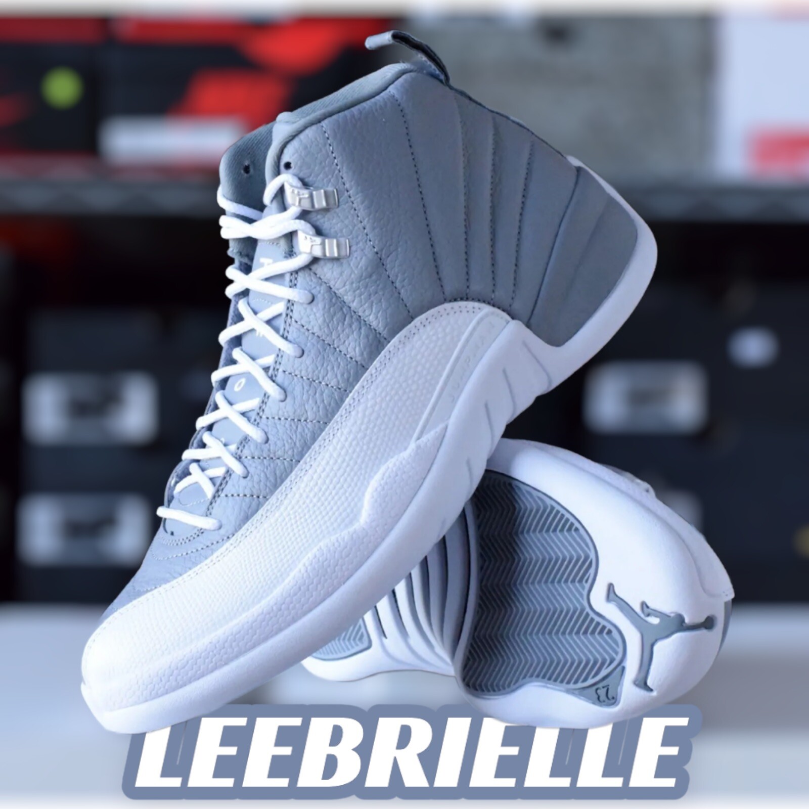 air jordan 12 white wolf grey