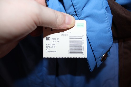 Athletech ~Woman Size L~ Blue/White Coat - Picture 8 of 11