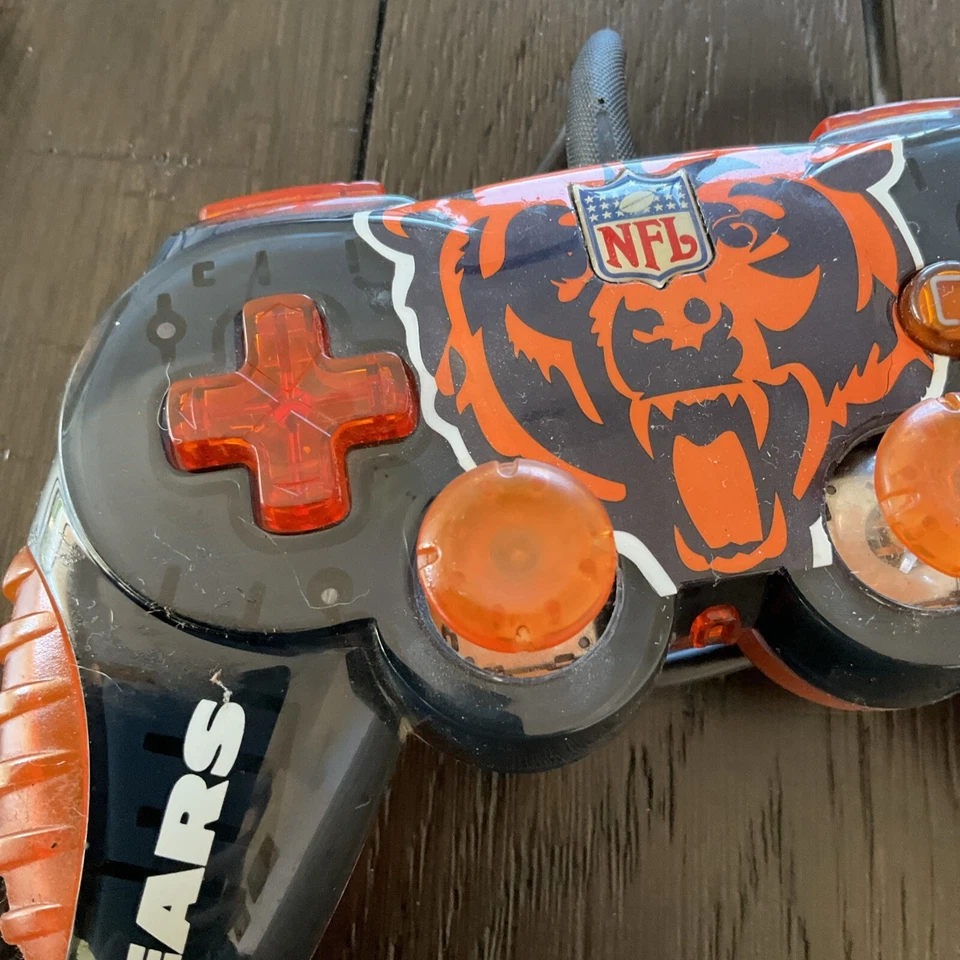 Controlador Mad Catz Chicago Bears NFL Xbox Control Pad Pro con cable 2011 Foto 4 de 4