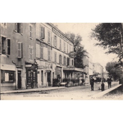 MONTELIMAR avenue de la gare garage restaurant tabac bains massage écrite