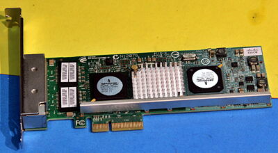 Cisco Broadcom 4-Port Ethernet Adapter 74-7069-02 BCM95709A0906G FH Bracket