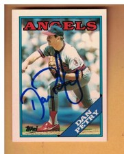 Dan Petry AUTOGRAPHED 1988 TOPPS TRADED TIFFANY BASEBALL CARD SIGNED CALIFORNIA 