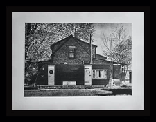 John Baeder House W/ Trailer H/S Numbered Photo Realist ART 