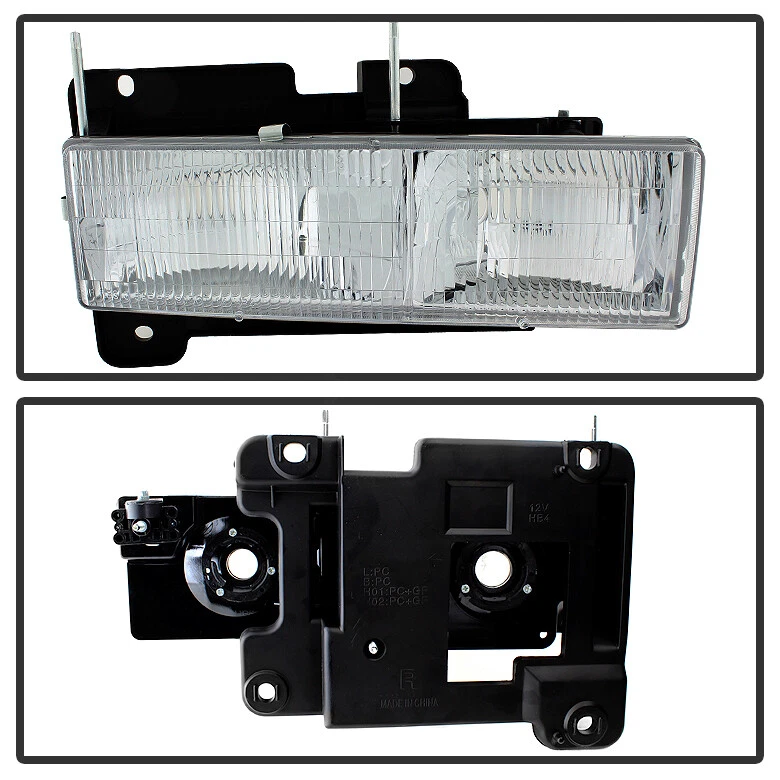 [8 piezas] Faros GMC Sierra Pickup Suburban Yukon 1994-1998 + Esquina + Lámparas de señal Foto 4 de 4