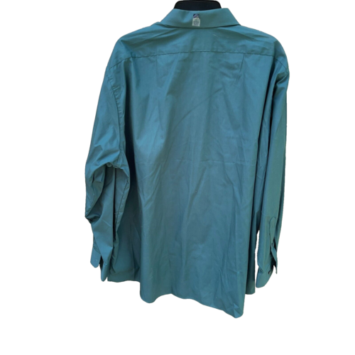 Arrow Men's Regular Dark Green Button Up Dress Shirt Size 34/35 2XL NWT - Picture 2 of 14