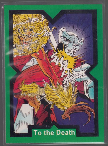 1991 Comic Images Marvel Comics X-FORCE #27 TO THE DEATH Sabretooth Caliban - Picture 1 of 2