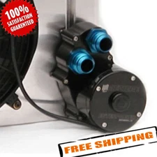 Meziere WP362 High Flow Dual Outlet Radiator Mounted Electric Pump, 55 GPM