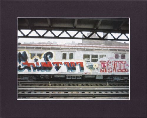 8X10" Matted Print Street Art Graffiti Picture: Flint 707, New York City, 1973 - Afbeelding 1 van 1