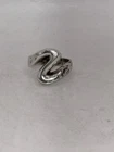 Vintage Taxco Mexicana 925 Sterling Silver Tribal Biker Gothic Ring Sz #19