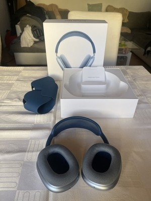 Apple AirPods Max 2020, Sky Blue, Bluetooth Kopfhörer mit Geräuschunterdrückung