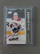 2021-22 UD Series 1 Young Guns Cole Caufield #201 Montreal Canadiens