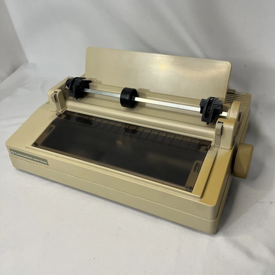 Commodore MPS 1230 Printer /w Original Box & Manual Tested - Image 3 of 4