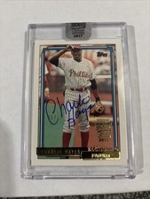 Topps Archives Charlie Hayes Phillies Signed Baseball Card 2017  Bookend Card!