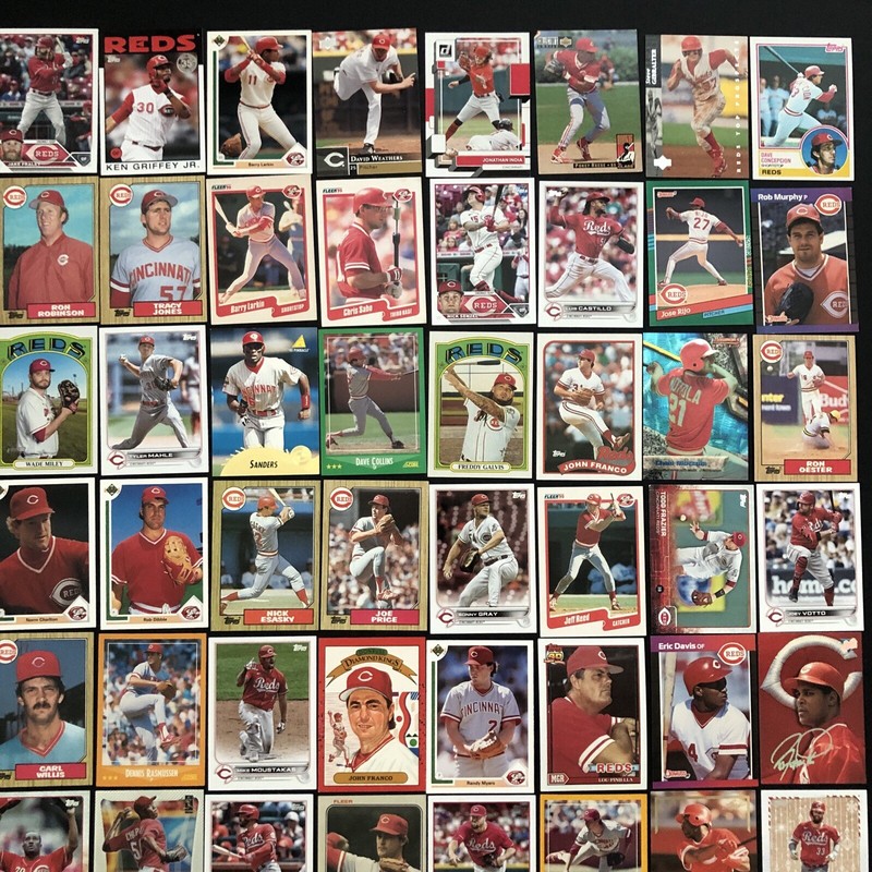 64 Cincinnati Reds baseball cards Votto Larkin Concepcion Suarez Griffey