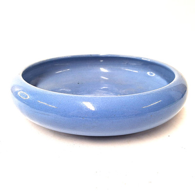 Haeger Pottery Blue Low Console Bowl Planter Mid Century Modern MCM USA