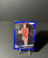 2025 Panini Prizm WNBA Blue Velocity Prizm #81 Shakira Austin