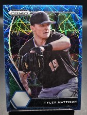 2021 Panini Prizm Draft Picks #PDP104 Tyler Mattison Blue Velocity Prizm