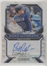 2021 Panini Prizm Rookie White Wave 32/50 Brent Rooker #RA-BR Auto 0rm6