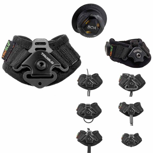 TRUGLO TRU-FIT Universal Replacement Wrist Strap Archery Release Aid, Black BOA