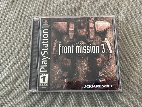 Front Mission 3 (Sony PlayStation 1, 2000) PS1 Black Label CIB Tested