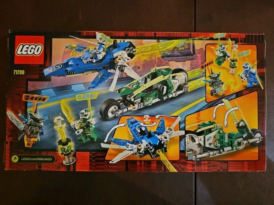 Lego Ninjago Jay And Lloyd's Velocity Racers #71709 - Sealed - Image 2 of 2