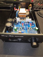 Finished FET Class A Stereo Headphone Amplifier Base On Audio HA5000 Circuit