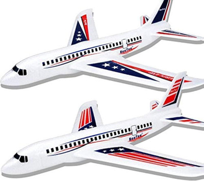 Bootaa Toy Airplanes, 2 Pack 20'' Airplane Toys, Outdoor Kids Toys, Large Foam Pl