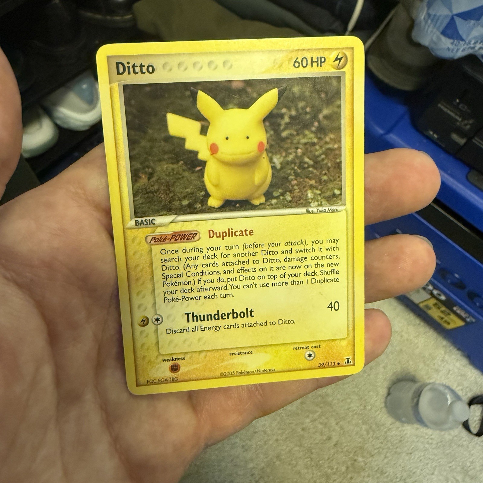 Pokemon Ditto (Pikachu) Delta Species 39/113 NM/LP