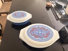 Vintage 1970s Pyrex New Holland Casserole Set Of 2 - Excellent Condition