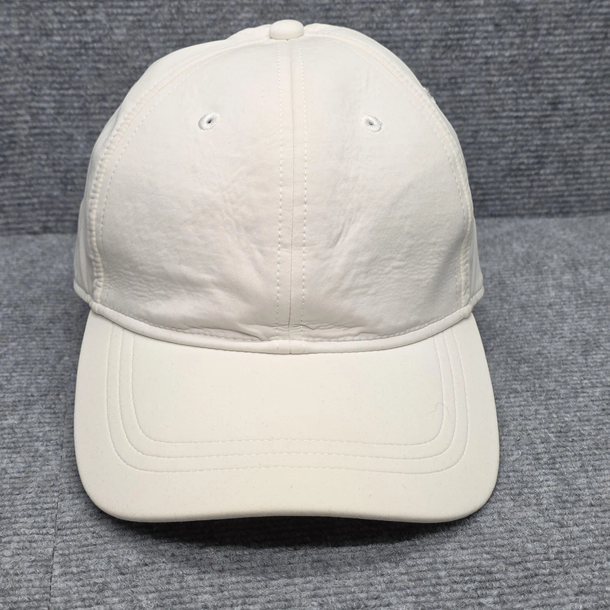 Lululemon Cream Adjustable Baseball Hat Unisex L/XL Script Logo Cap NWOT Lululemon Unisex Structured Classic Ball Cap Script ? Sizes  main image 3