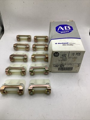 Box of 10 Allen Bradley 1492-N23 Ser D Terminal Block Accessory Heavy Duty New*