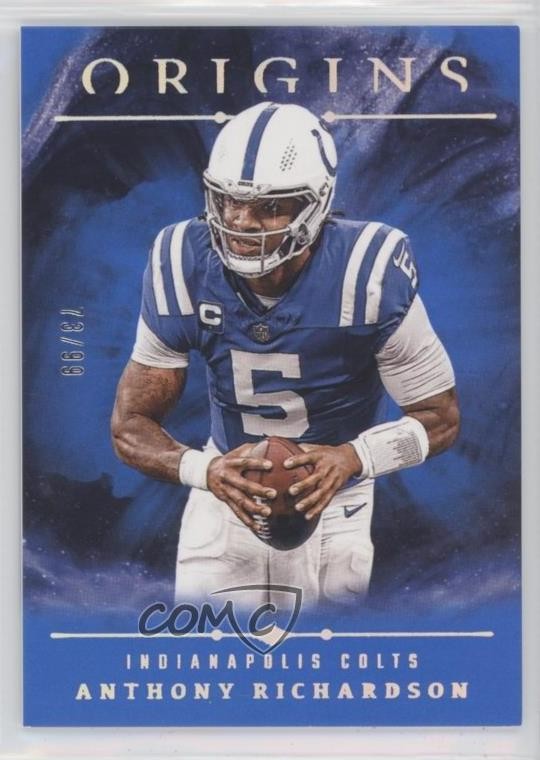 2024 Panini Origins Blue 73/99 Anthony Richardson #60 3hd