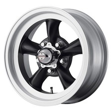 American Racing Vn105 Torq Thrust D 15x4.5 5x120.65 Et-15 Blackmach Qty Of 1