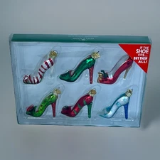 Kurt S. Adler Medallion Collection "If The Shoe Fits Buy Them All”