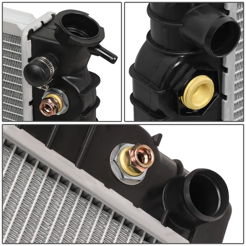 PARA 85-96 BUICK LESABRE CADILLAC DEVILLE OE STYLE RADIADOR DE NÚCLEO DE ALUMÍNIO 856 - Imagem 3 de 4