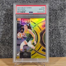 PSA 10 Nika Muhl /10 - 2024 Select WNBA Rookie True Gold Prizm Storm SSP #162
