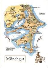 Moenchgut Ruegen map Ruegischer Bodden