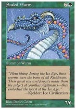 Scaled Wurm - 5E MTG - Light Play