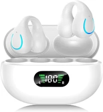 Dusk White AI Translation Earbuds - Real-Time 144 Language Support, 60H Playtime