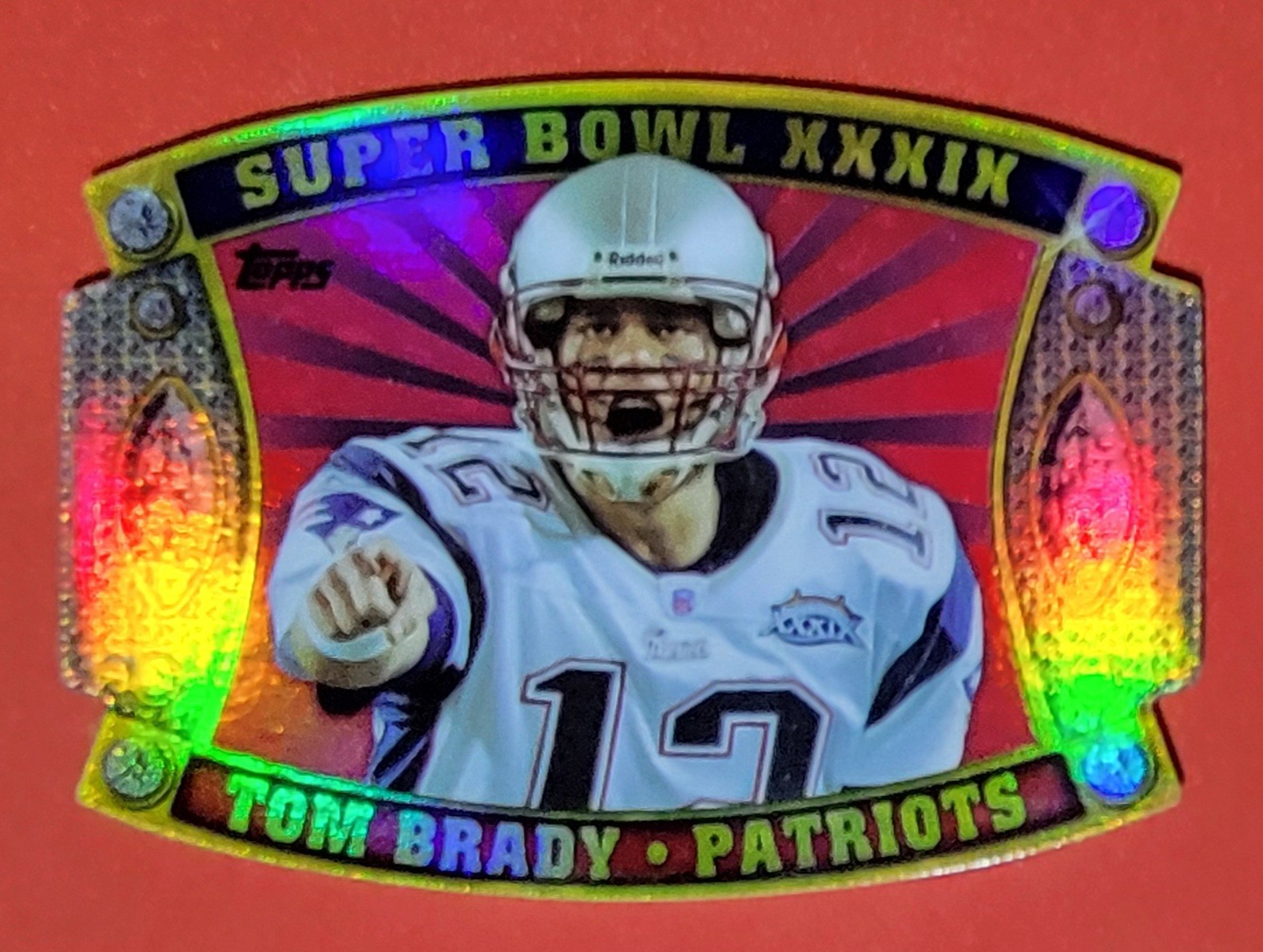 2011 Topps Super Bowl Giveaway Die-Cut Tom Brady #SB-49
