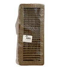 Lima 10772 Brown Finish 800 Stamper Floor Register 4”x12” Vent Steel Floor