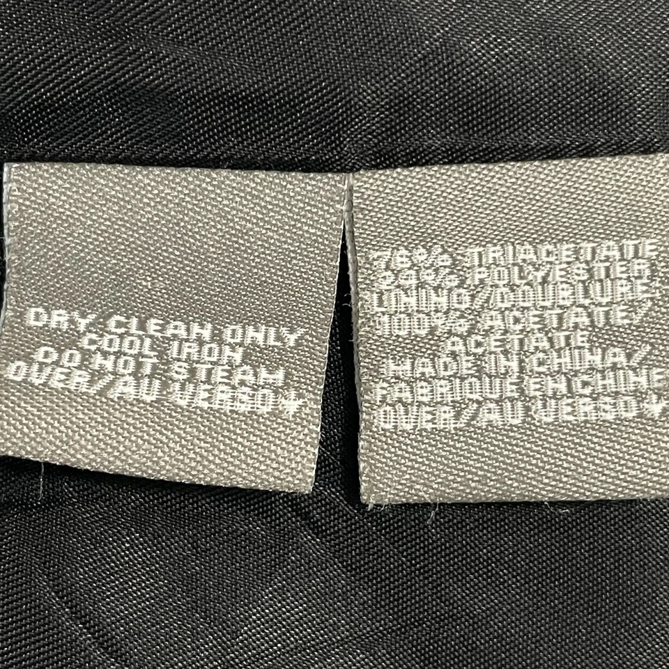 Chaqueta Ellen Tracy Negra Clásica Con Botones Cuello Forrado Bolsillos Talla 18 Foto 4 de 4